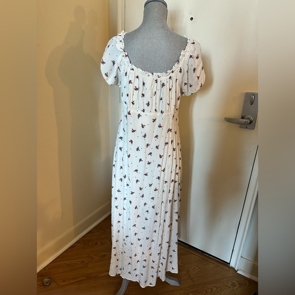 H&M peasant White Dress size L NWT - Picture 6 of 9